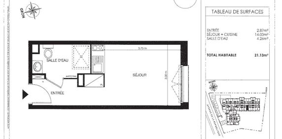 Location Appartement 1 pièce 21m² ISLE 87170 - Photo 2