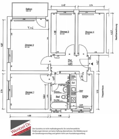 Geräumige und moderne Familienwohnung - Photo 3