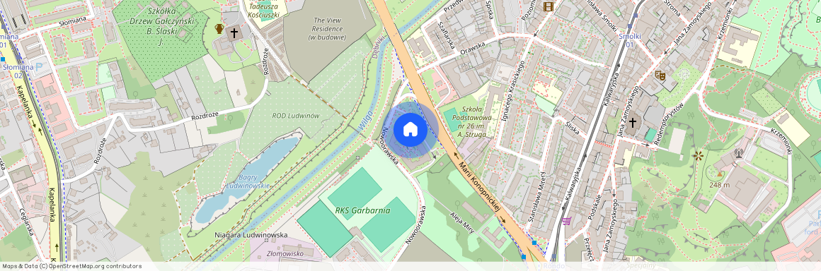 ul. Marii Konopnickiej, Stare Podgórze, Podgórze, Kraków, małopolskie