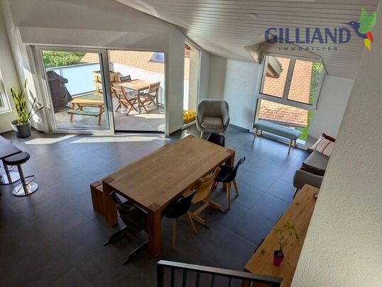 For rent 4.5 room apartment with mezzanine in Granges-Marnand - Photo 1