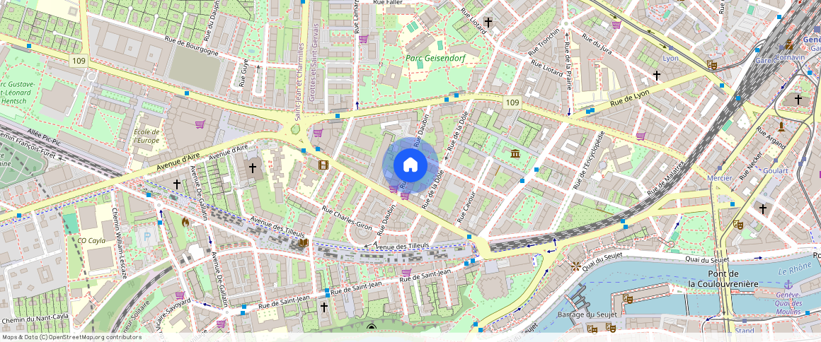 Rue Daubin **, 1203, Genève