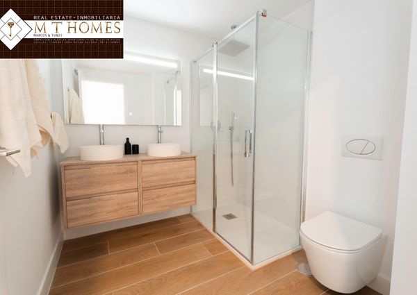 BRAND-NEW LUXURY GROUND FLOOR APARTMENT – EL HIGUERÓN – PRIVATE GARDEN & LARGE TERRACE – WALKING DISTANCE TO RESORT AMENITIES