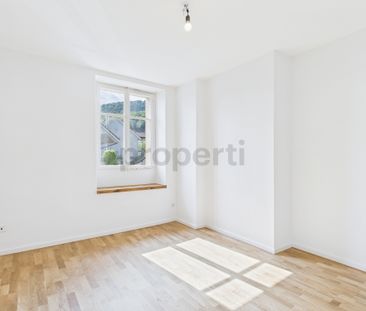 Charmante 3.5-Zimmer-Wohnung in denkmalgeschütztem Gebäude in Büsse... - Photo 1