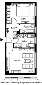 Wohnen in Eschersheim: 2-Zimmer Wohnung in ruhiger/ Zentraler Lage - Foto 4