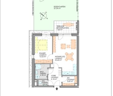 Eckwohnung mit Garten - Top 4 - Foto 2