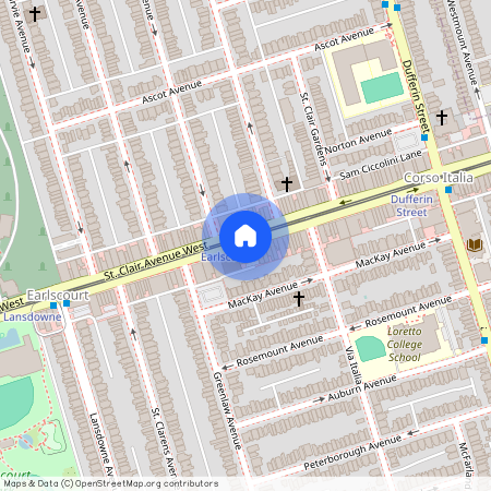 google map, Old Toronto, Old Toronto, Toronto, M6E 1B8