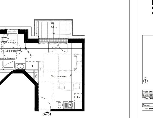 location Appartement T1 DE 26.95m² À MONTHLERY - Photo 1