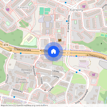 ul. Chwaszczyńska, Karwiny, Gdynia, pomorskie