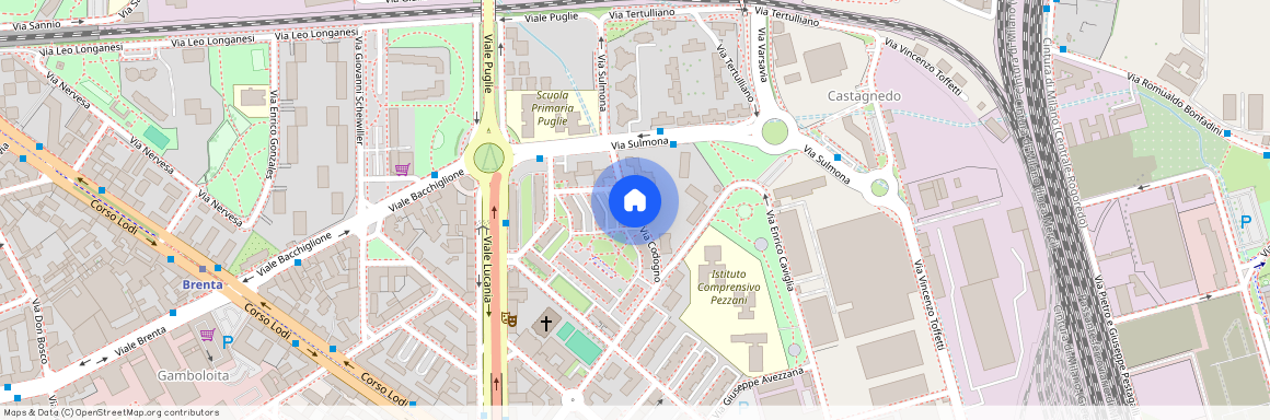 Via Codogno, Włochy, Milan