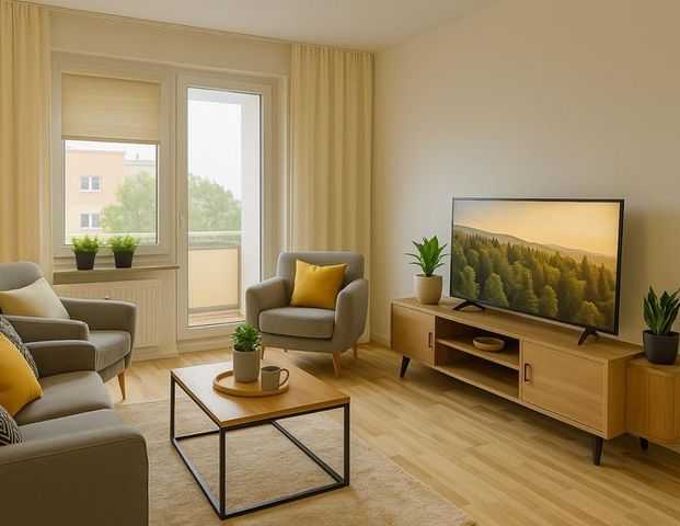 super Aussicht vom Südbalkon - mit Einbauküche im grünen Bernsdorf! - Foto 1