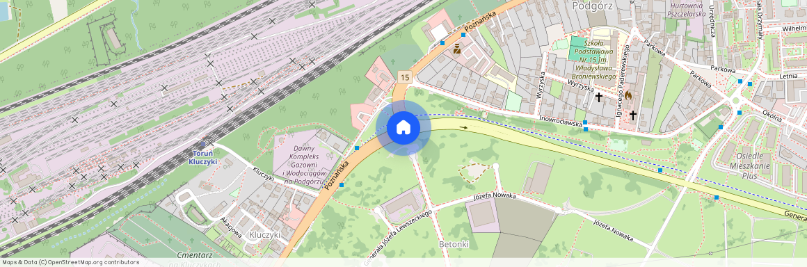 ul. Poznańska, Podgórz, Toruń, kujawsko-pomorskie