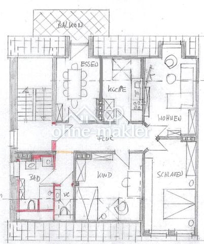 Neubau-Dachgeschoss im schönen Altbau: 4-Zimmer mit Balkon - Photo 2
