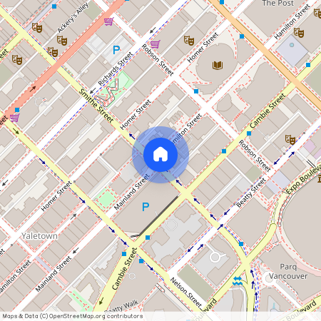 google map, Vancouver, Vancouver, Metro Vancouver, V6B 2R7