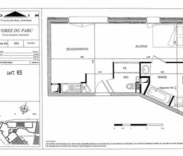 Location Appartement 1 pièce 35m² - Photo 4