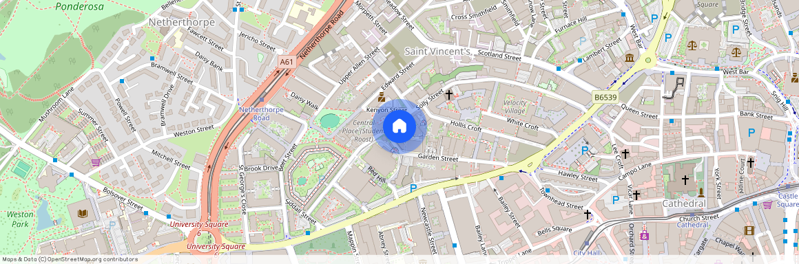 Plot Provincial House, Classic Smaller Studio at Nationwide, Provincial House, Solly Street, S1