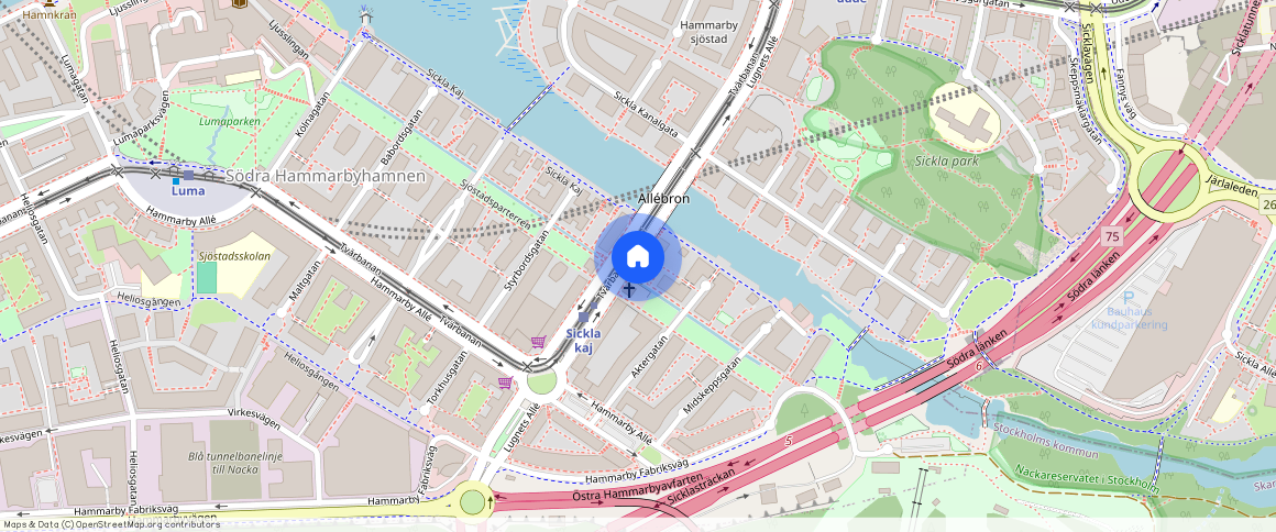 Södra Hammarbyhamnen, Stockholm, Lugnets Allé 48A