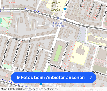 Zentralgelegene 3 Zi. Wohnung, mit Einbauküche, Balkon und 2 Keller... - Foto 1