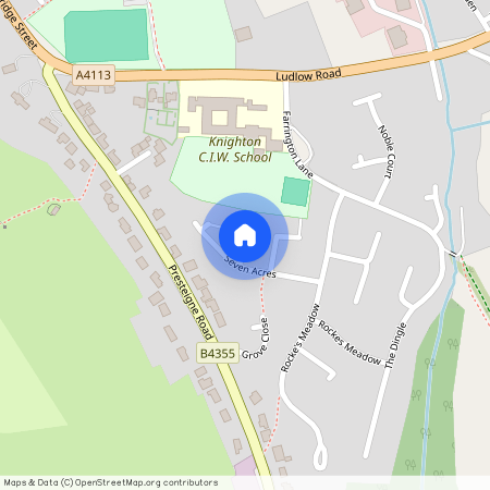 Seven Acres, Knighton