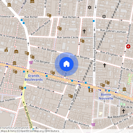 Rue Rougemont, Francja, Paris