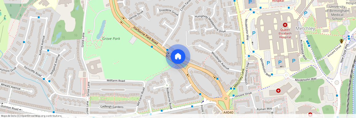 Harborne Park Road, Harborne, Birmingham B17