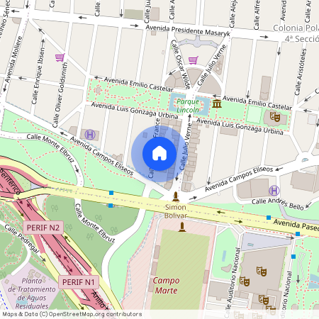 Calle Anatole France, Polanco 3ª Sección, Polanco, Ciudad de México, Miguel Hidalgo, Ciudad de México, 11540, México