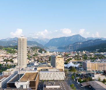 Pilatus Tower Kriens: 2.5-Zimmer-Wohnung im 31. OG mit Blick auf den Vierwaldstättersee - Photo 4