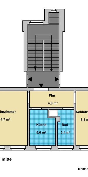 Schöne 2-Raumwohnung nähe des Thüringer Bahnhofs - Photo 1