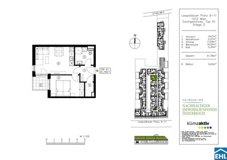 LEOPOLD XXI - Traumhafte 2-Zimmerwohnung mit gemütlichem Balkon - Photo 2