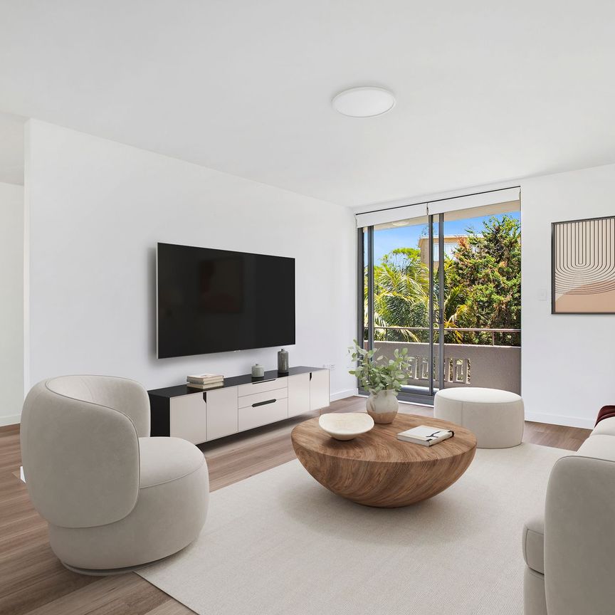 Impeccably Renovated Coastal Apartment in the Heart of Bondi with Balcony and Lock up Garage - Photo 1