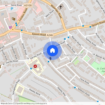 Harvey Lodge, Harvey Road, Guildford, Surrey, GU1 3NJ
