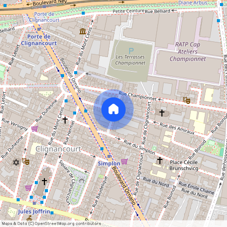 Rue Neuve de la Chardonnière, Francja, Paris