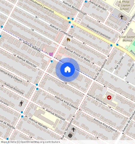 ** Avenue Walkley, Côte-des-Neiges-Notre-Dame-de-Grâce, Côte-des-Neiges-Notre-Dame-de-Grâce, Ile de Montréal, H4B 2L4