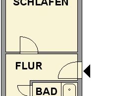 Geräumige 1-Raum-Wohnung mit Balkon - Foto 5