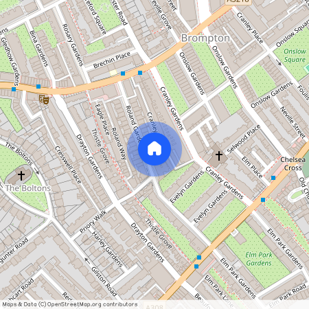 Roland Gardens, SW7, London