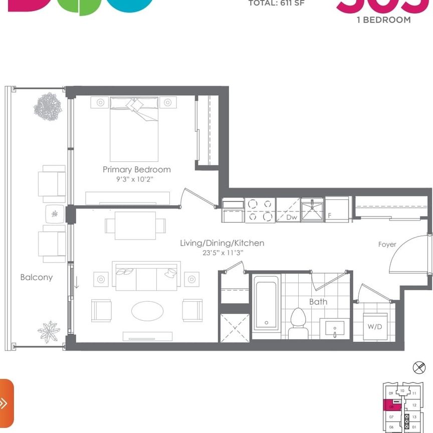 For Lease - 260 Malta Avenue Unit# 2208, Brampton, Ontario - Photo 1