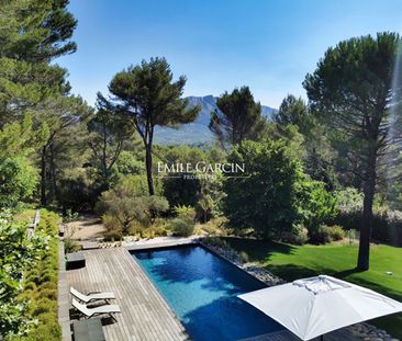 Villa contemporaine à louer à Aix-en-Provence avec vue Sainte-Victoire - Photo 1