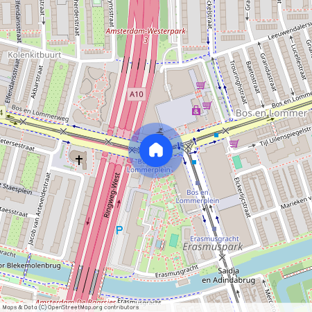 De Kolenkit, 1055 AD, Bos en Lommerplein, Amsterdam