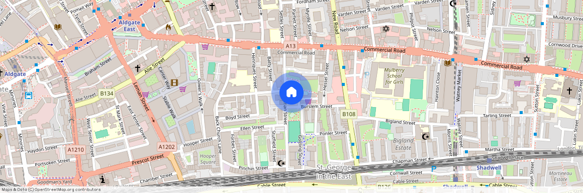 Christian Street, E1, London