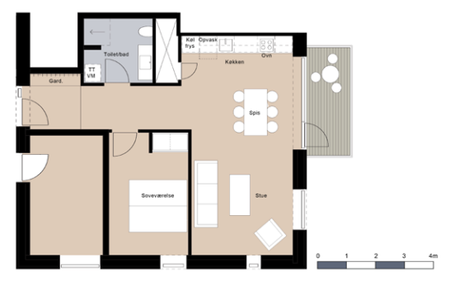2-værelses lejlighed på 79 m² - Gratis parkering - Photo 4