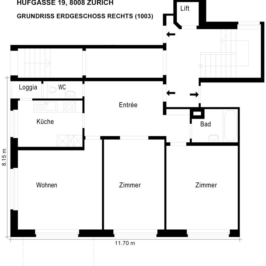 Hinter dem Opernhaus, Zürich Kreis 8, Seefeld - Photo 1