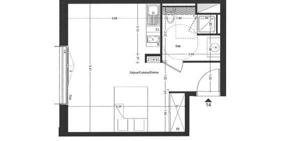 Location Appartement 1 pièce 30m² REZE 44400 - Photo 3
