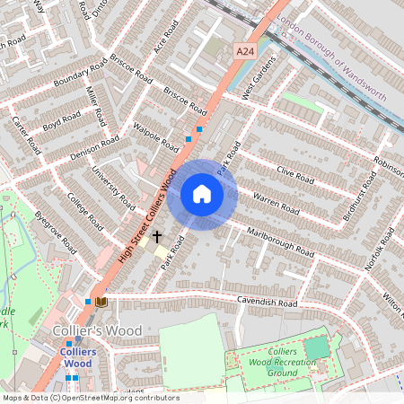 Park Road, Colliers Wood, London, SW19