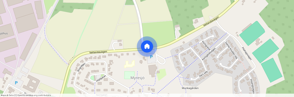 Vetlandavägen, Myresjö