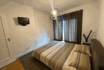 Apartamento T2 para arrendamento sem móveis com piscina nas Laranjeiras, Lisboa