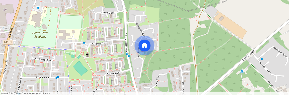 Fir Tree Court, Mildenhall, Bury St. Edmunds, Suffolk, IP28