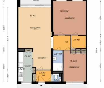 Appartement te huur: Sinnigvelderstraat 541 1382 GE Weesp - Foto 6