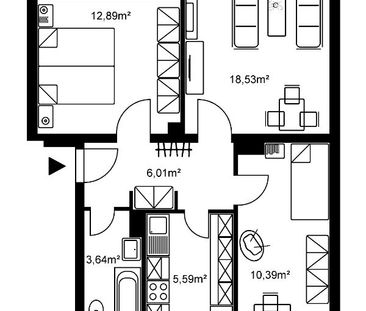 Schöne 3-Zimmer-Wohnung sucht Nachmieter! - Photo 2