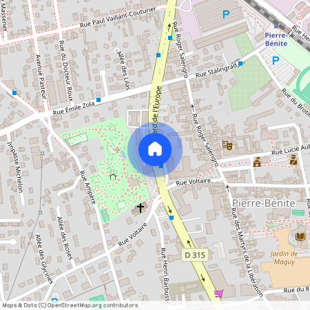 Pierre Benite, Secteur Centre