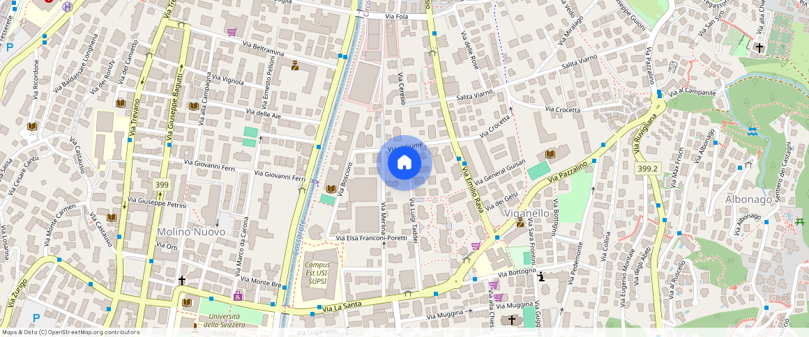 Via Luigi Taddei **, 6962, Viganello