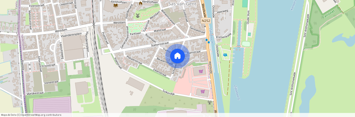 Schulpenpad, Sas Van Gent